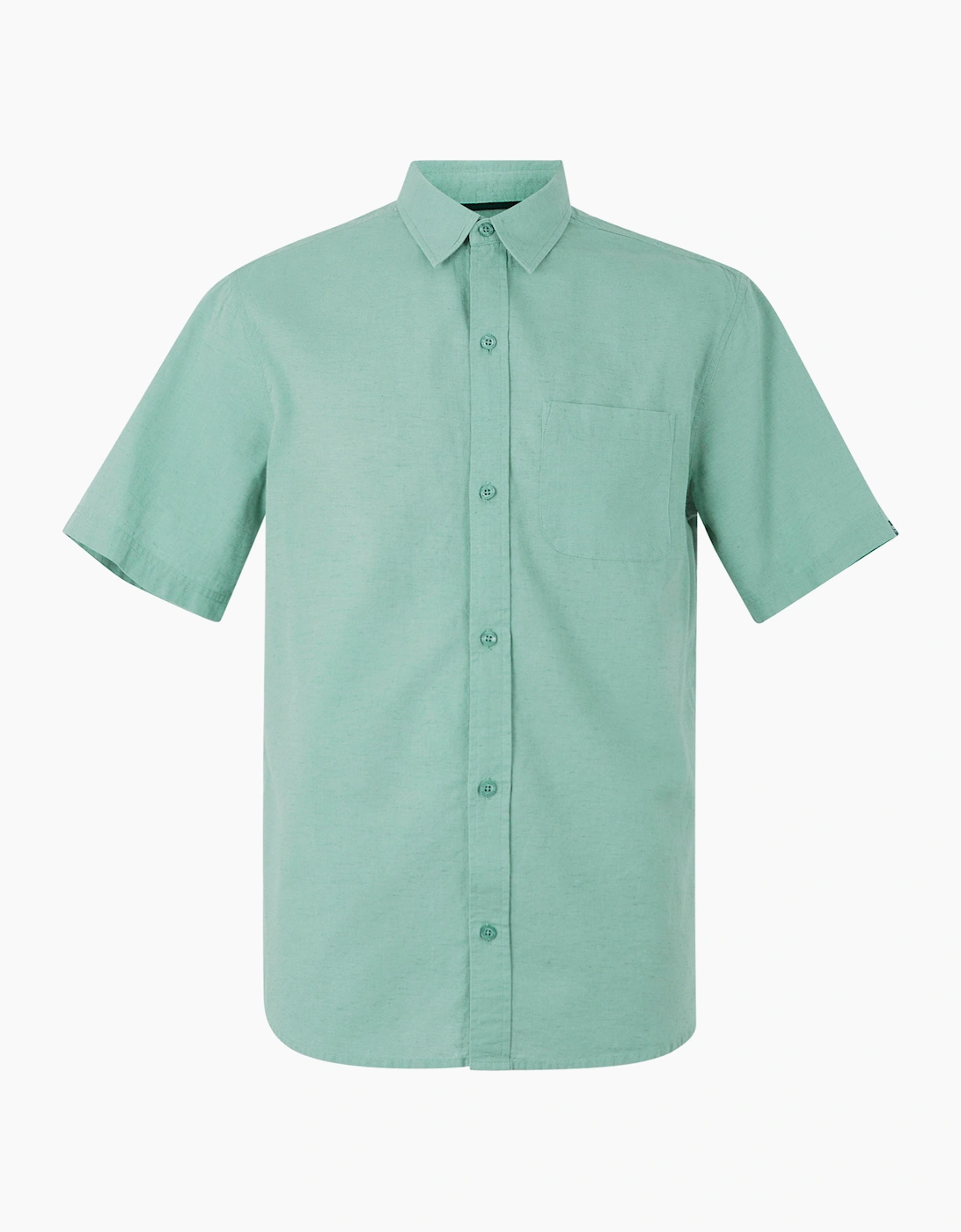 Men's Regatta Mens Loran Short-Sleeved Shirt - Blue - Size: Regular/36
