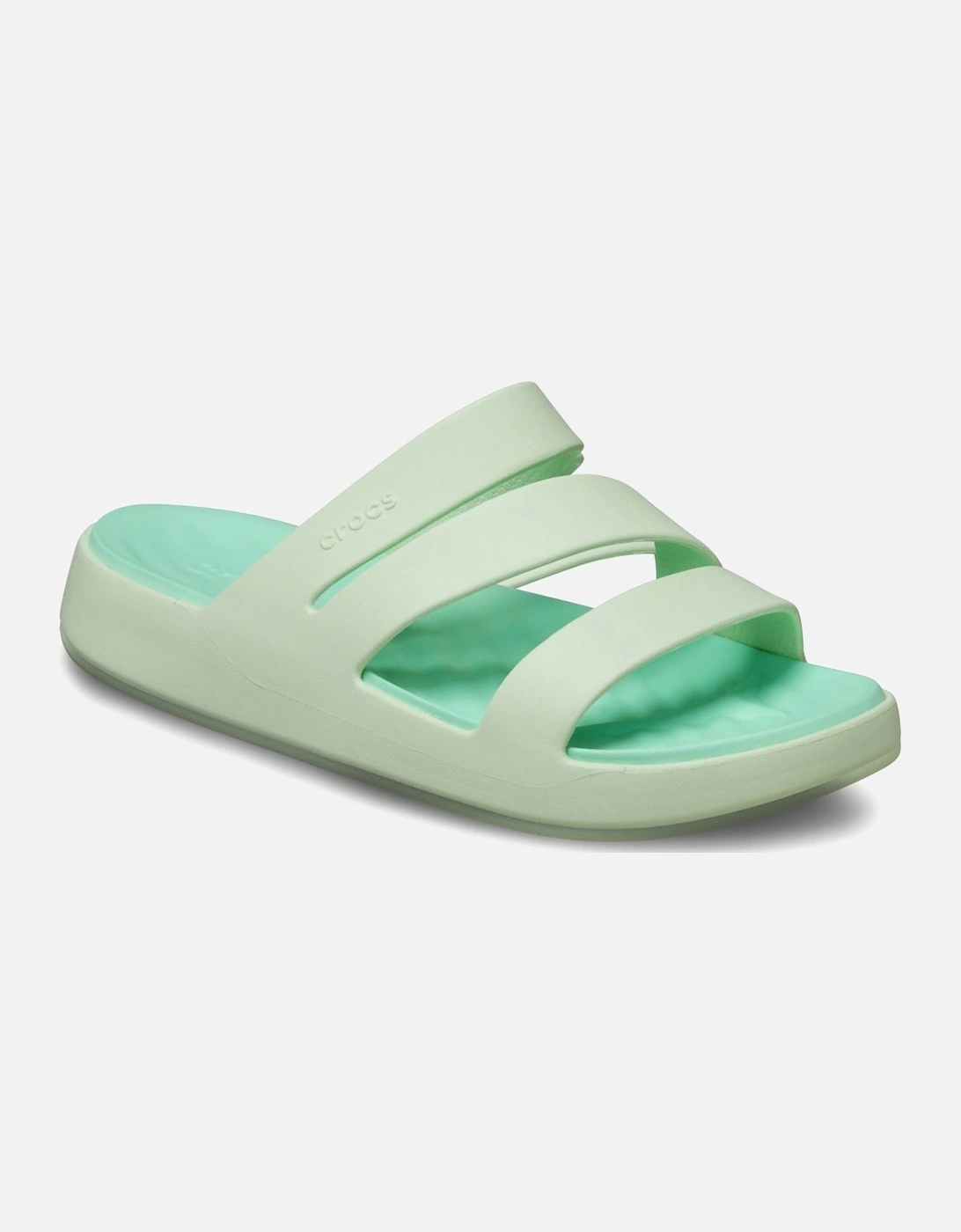 Crocs Women's Getaway Strappy Mule Womens Sandals - Green - Size: 4