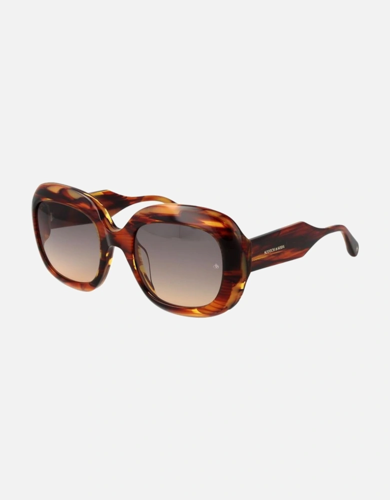 Butterfly Gradient Full-Rim Acetate Sunglasses Women - Brown