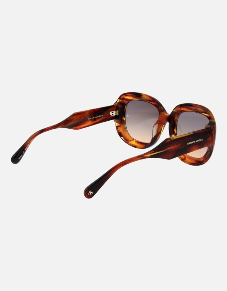 Butterfly Gradient Full-Rim Acetate Sunglasses Women - Brown