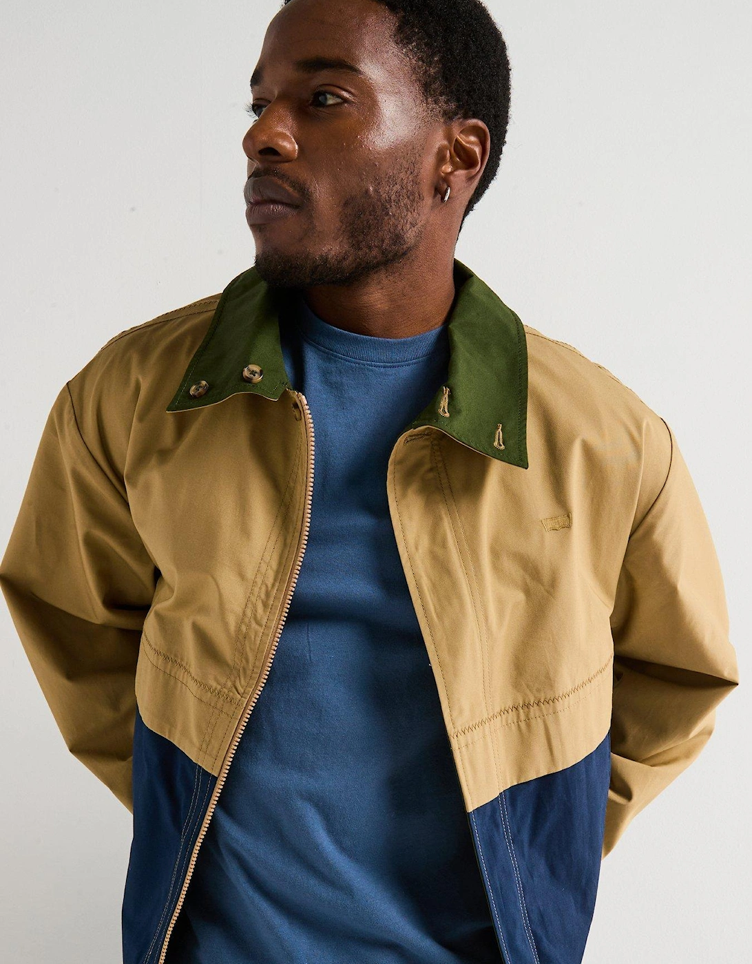 Lightweight Canvas Jacket - Beige