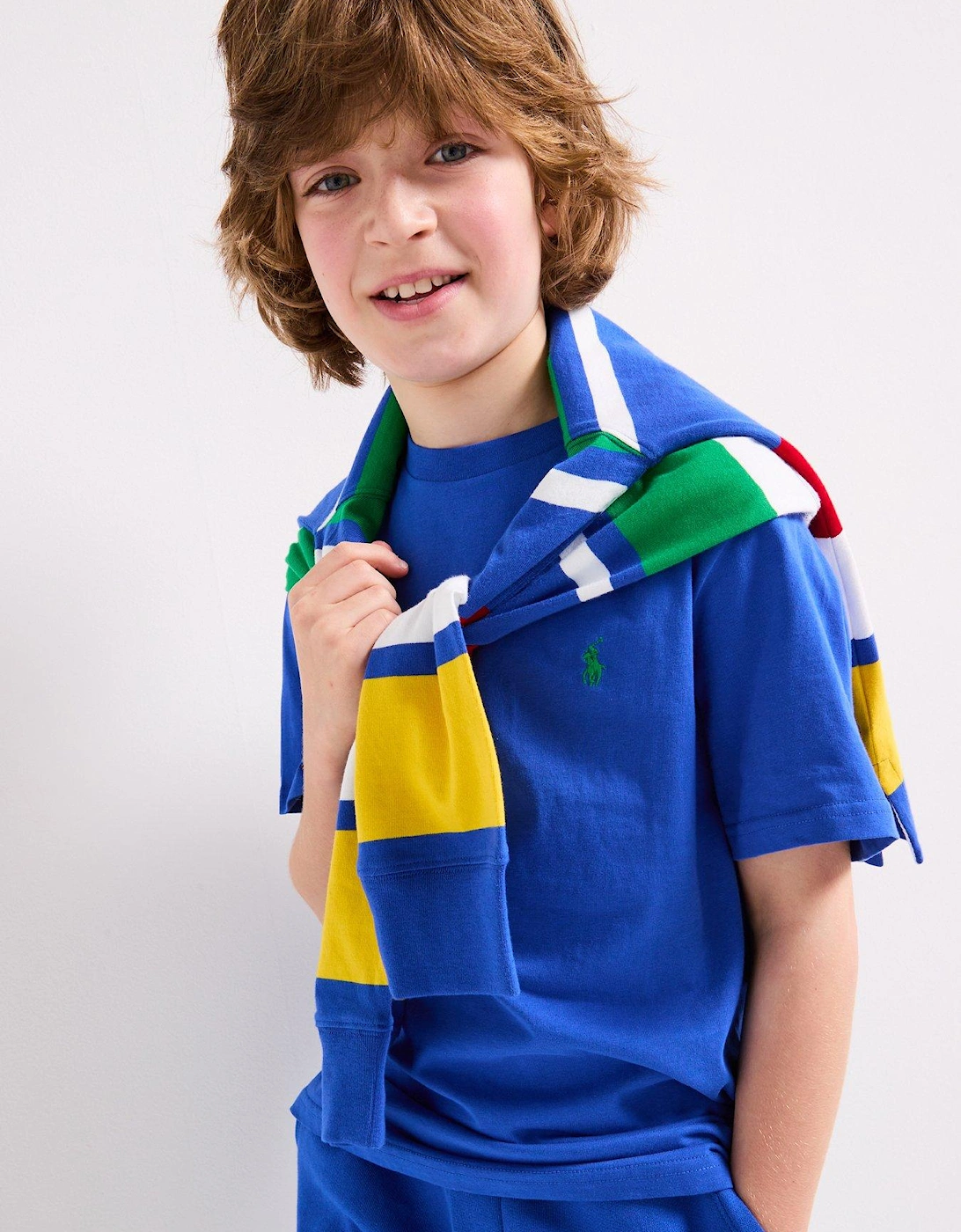 Boys Classic Short Sleeve T-Shirt - Blue, 7 of 6
