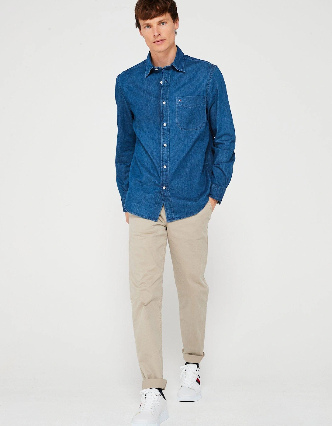 Denim Regular Fit Shirt - Dark Blue