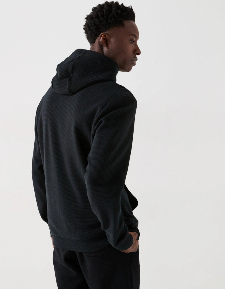 Ottoman Quarter Zip Hoody - Black