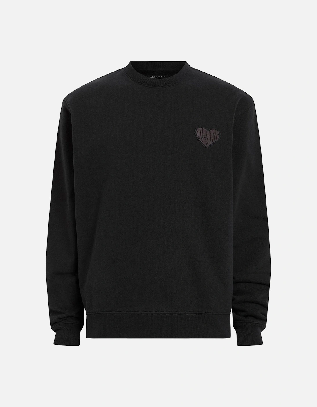Lovers Logo Crew Neck Sweatshirt - Black