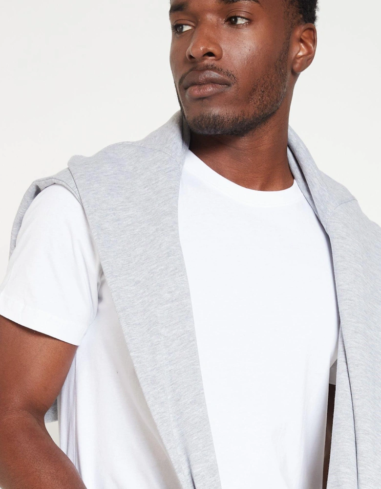 Essentials Crew Neck  T-Shirt - White