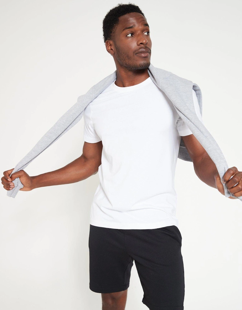 Essentials Crew Neck  T-Shirt - White