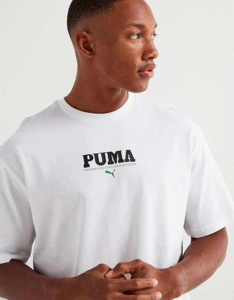 Mens Logo Graphic T-Shirt Vi - White