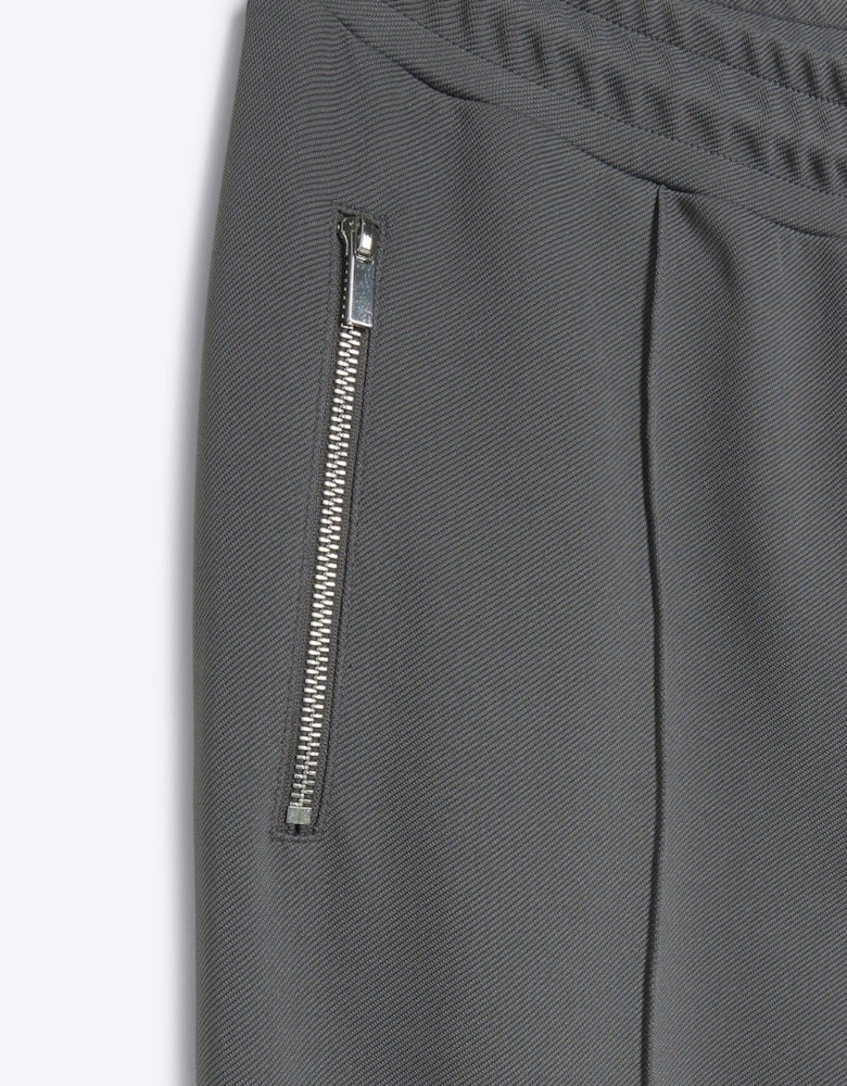 Slim Fit Twill Smart Joggers - Grey