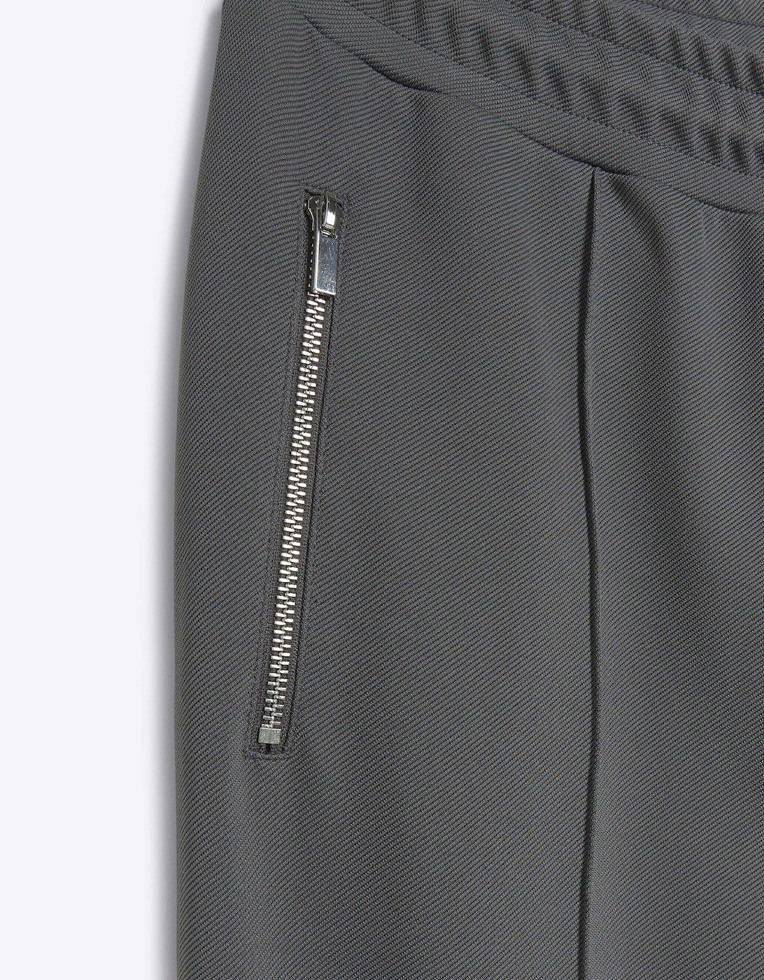 Slim Fit Twill Smart Joggers - Grey