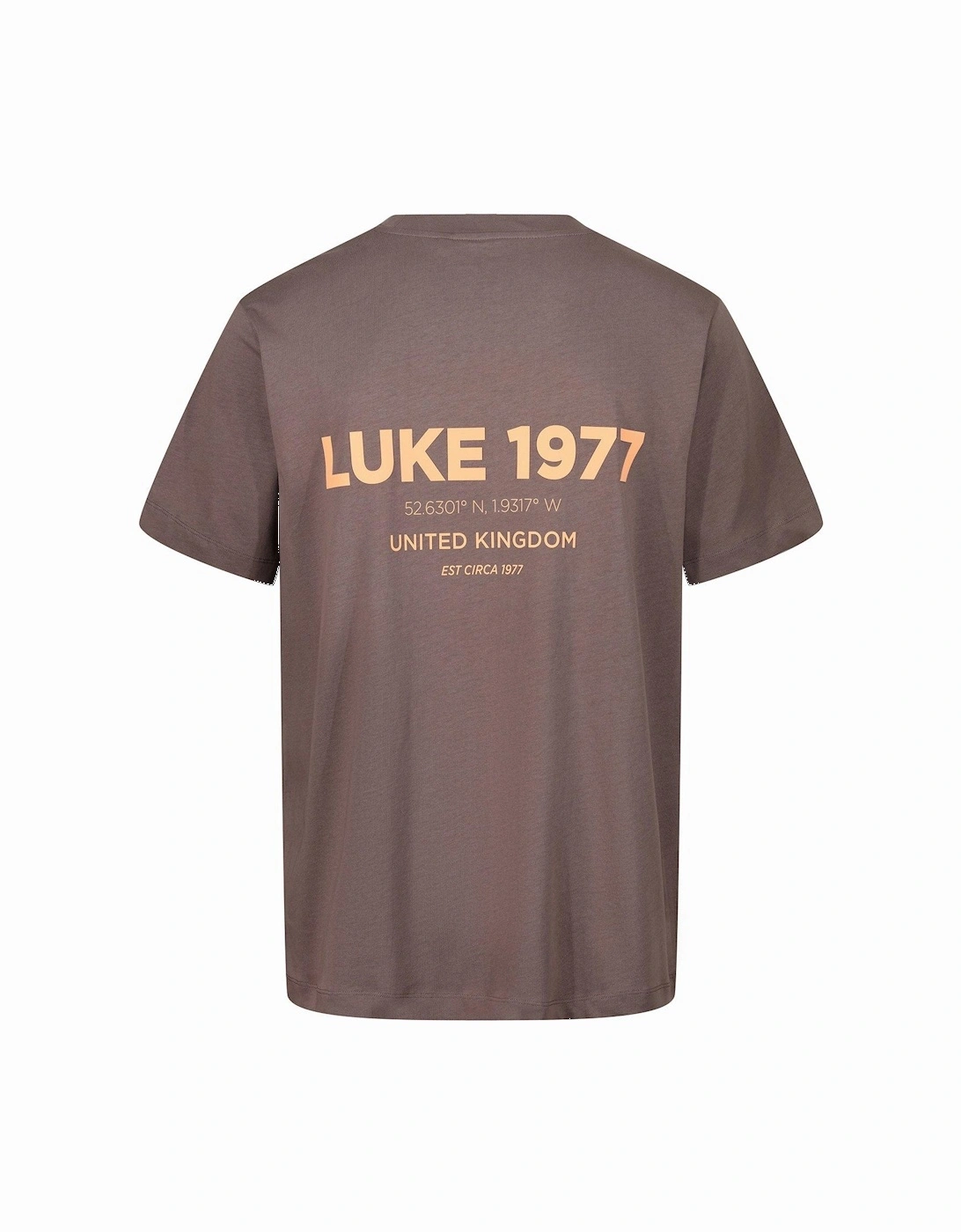 Ai Tee Oversized Printed T-Shirt - Dark Brown