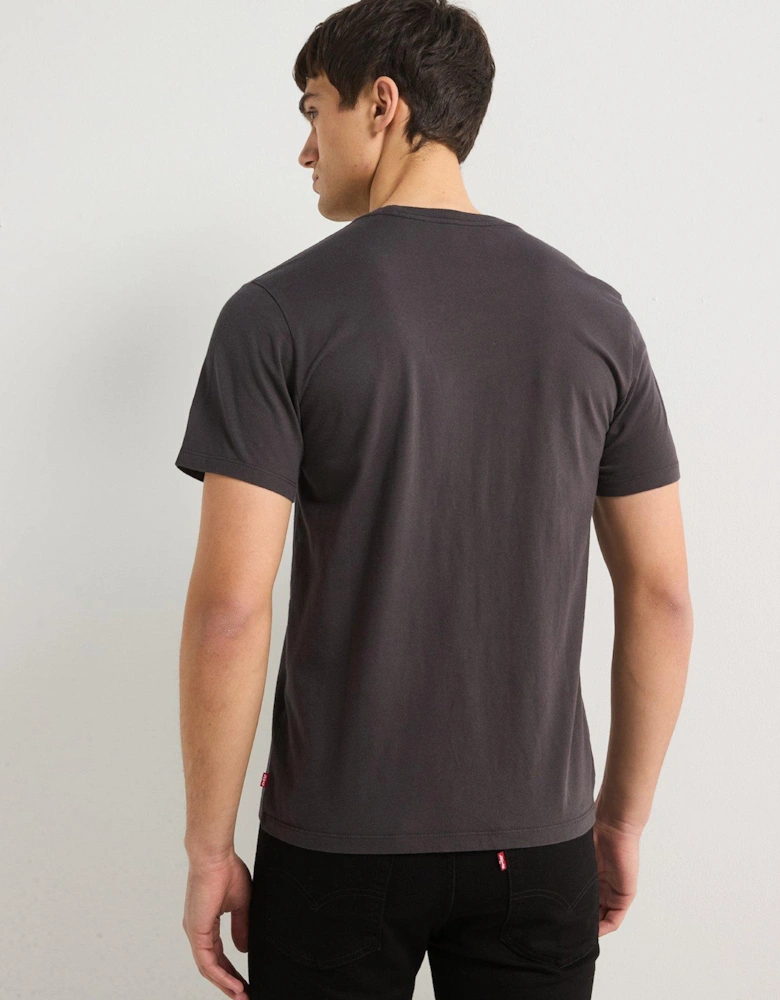 Graphic Crewneck T-Shirt - Black