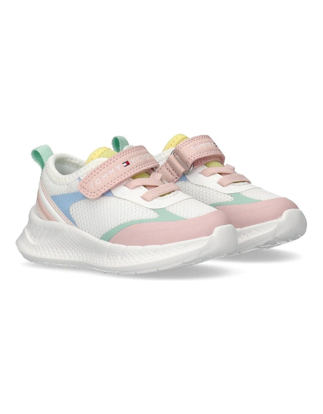 Girls Connor Low Cut Lace-Up/Velcro Trainers - Multi