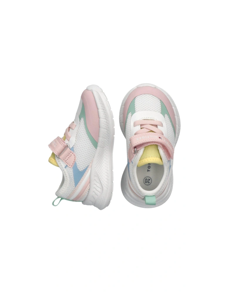 Girls Connor Low Cut Lace-Up/Velcro Trainers - Multi