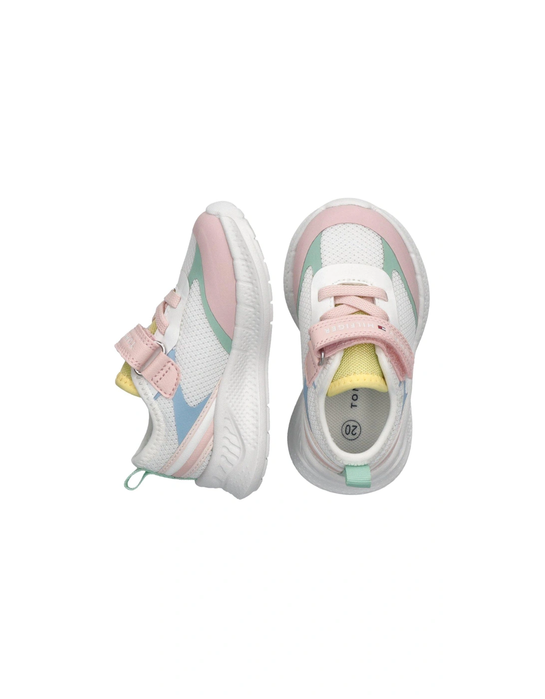 Girls Connor Low Cut Lace-Up/Velcro Trainers - Multi