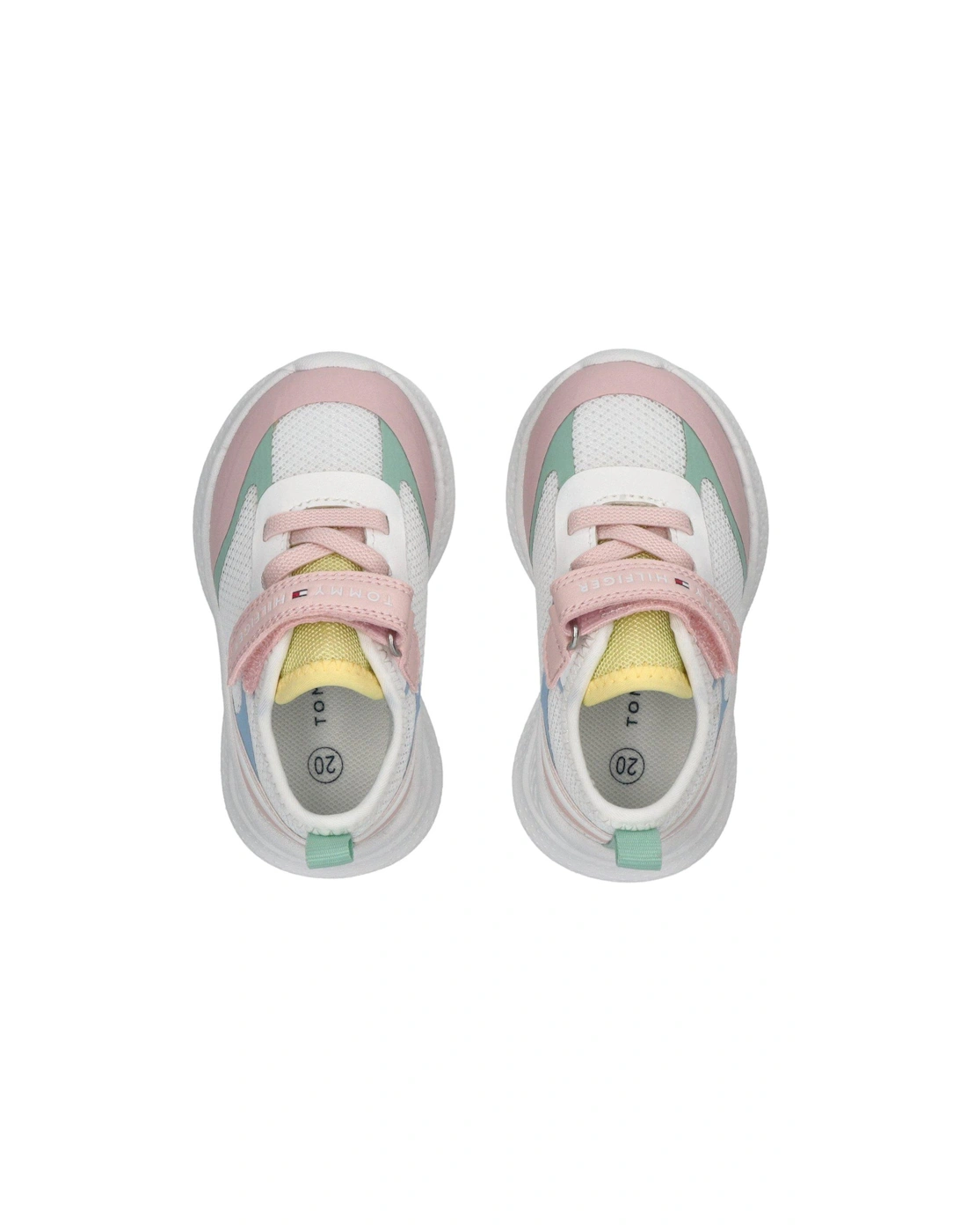 Girls Connor Low Cut Lace-Up/Velcro Trainers - Multi