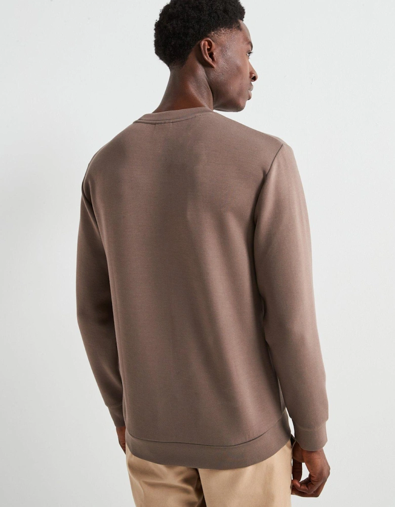 Manuel Soft Crew Neck Sweatshirt - Brown