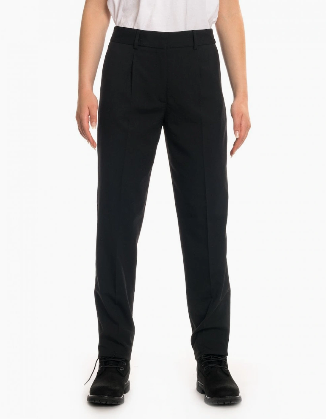 Calvin Klein Women's Calvin Klein Elastic Back WB Womens Pants - Black