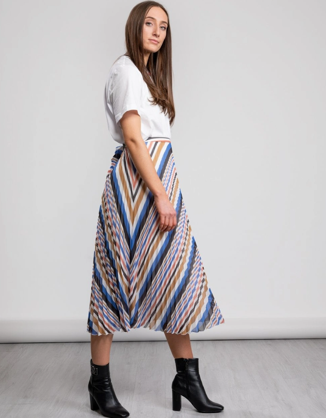 Boss Bareny Womens Pleated Skirt, 8 of 7