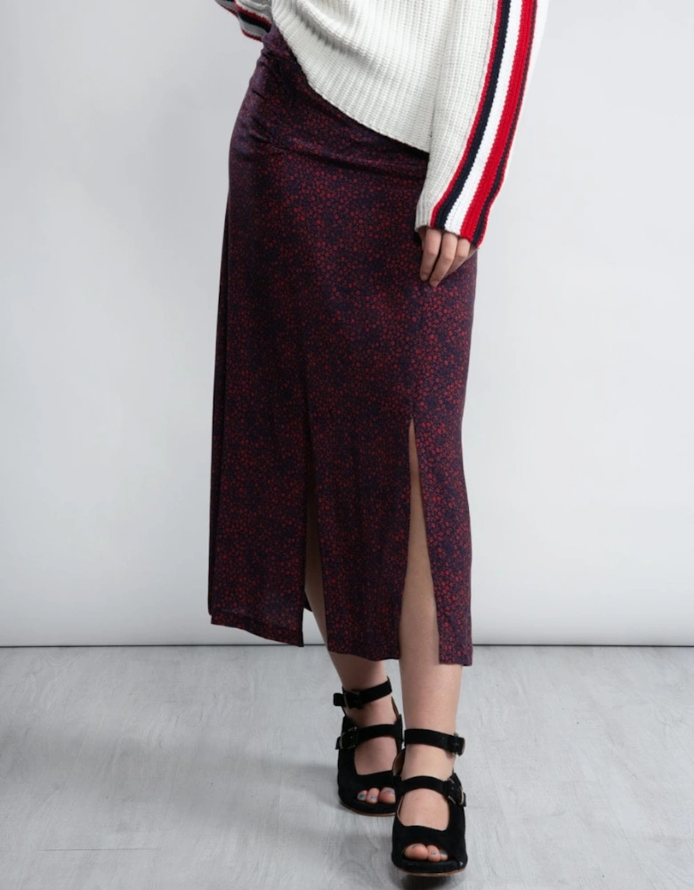 Kacy Womens Midi Skirt