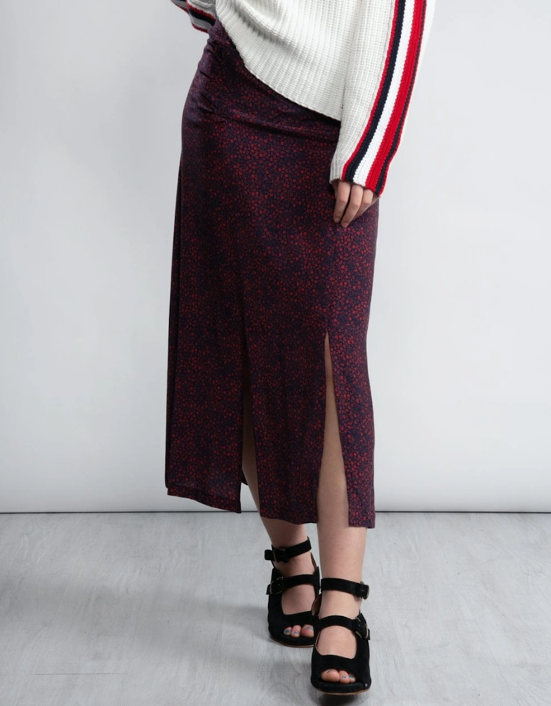 Kacy Womens Midi Skirt, 7 of 6
