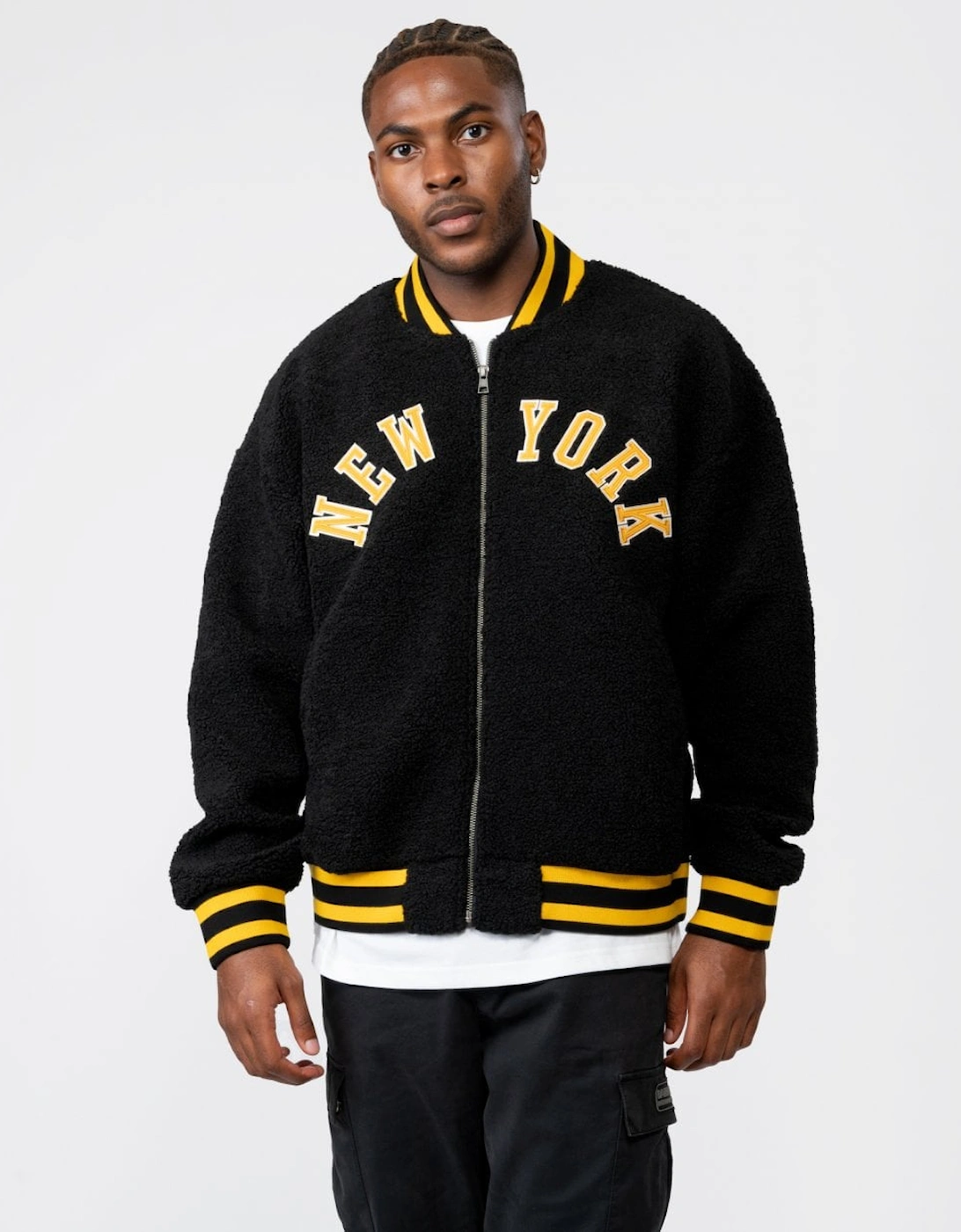 Men's GANT Mens New York Fleece Fullzip - Black - Size: L