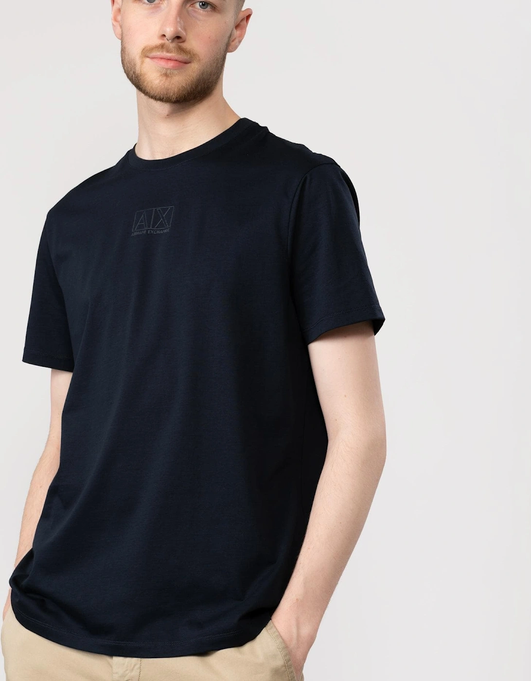Mens AX Outline Logo T-Shirt, 6 of 5