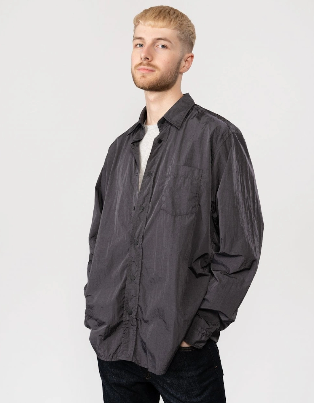 BOSS Orange Lambini Mens Long Sleeve Shirt, 6 of 5