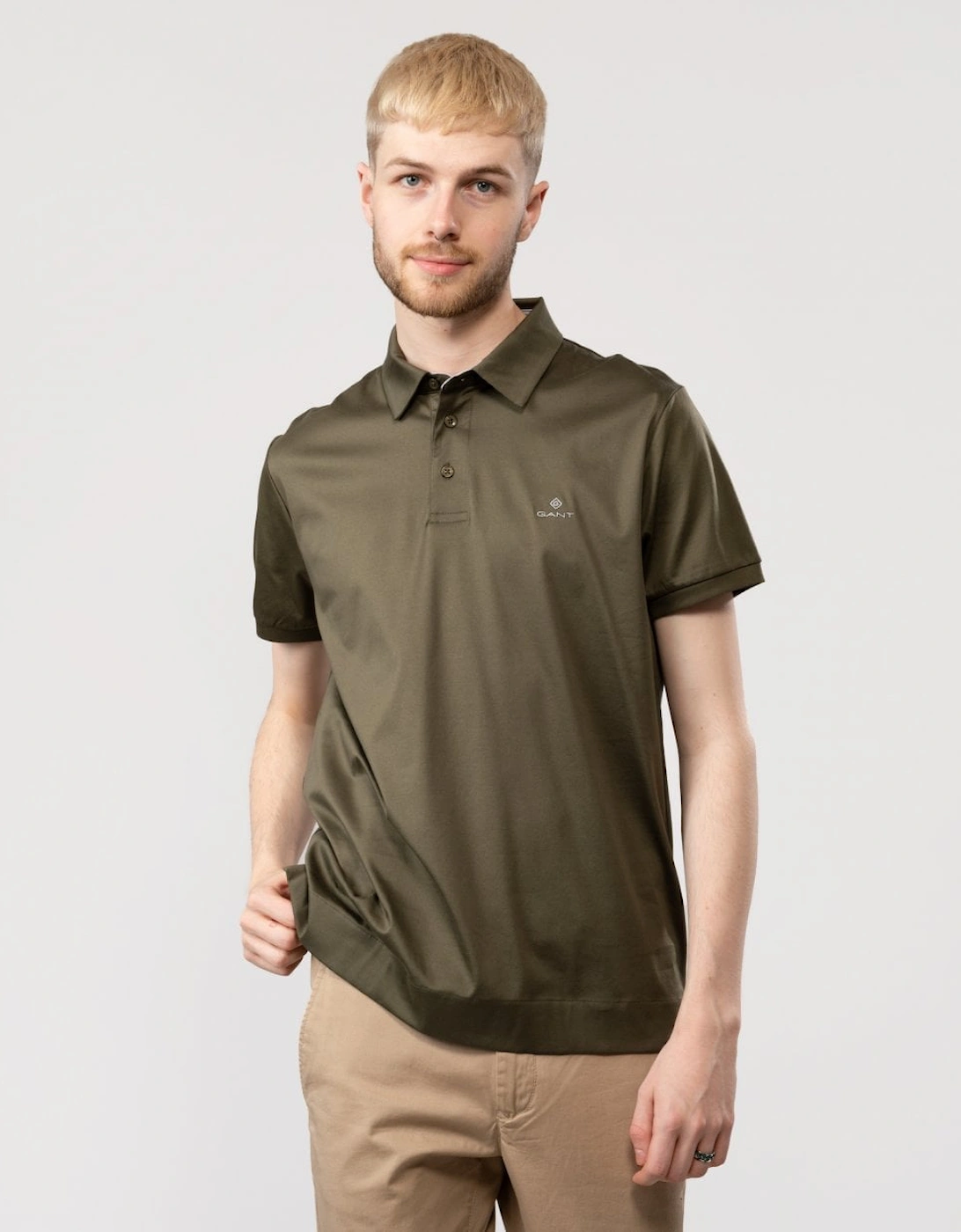 Mens Mercerized Jersey Short Sleeve Rugger, 6 of 5