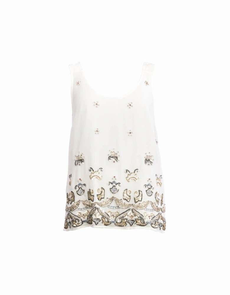 Elsa Sparkle Strappy Womens Top