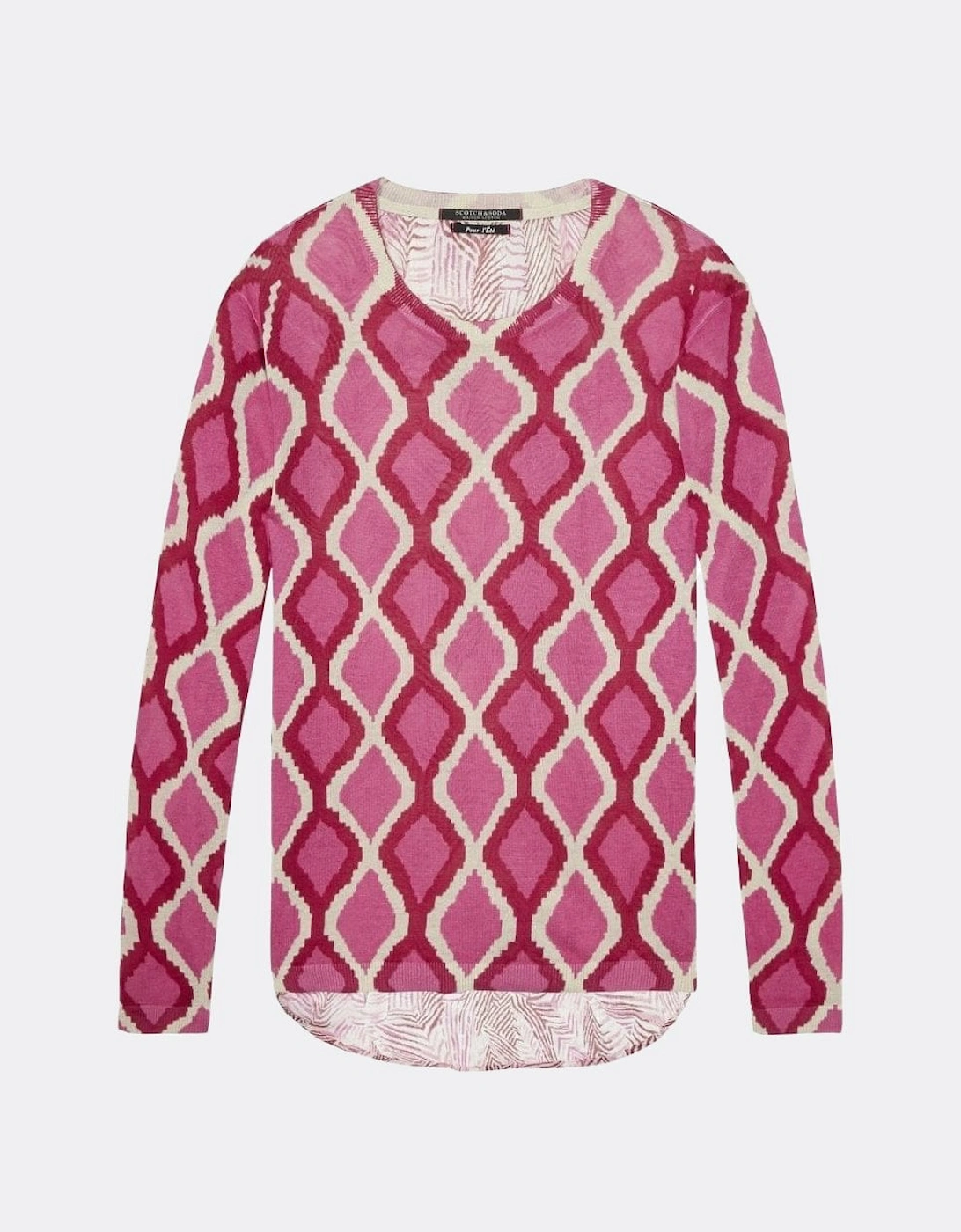 Linen Mix Crewneck Womens Knit, 2 of 1