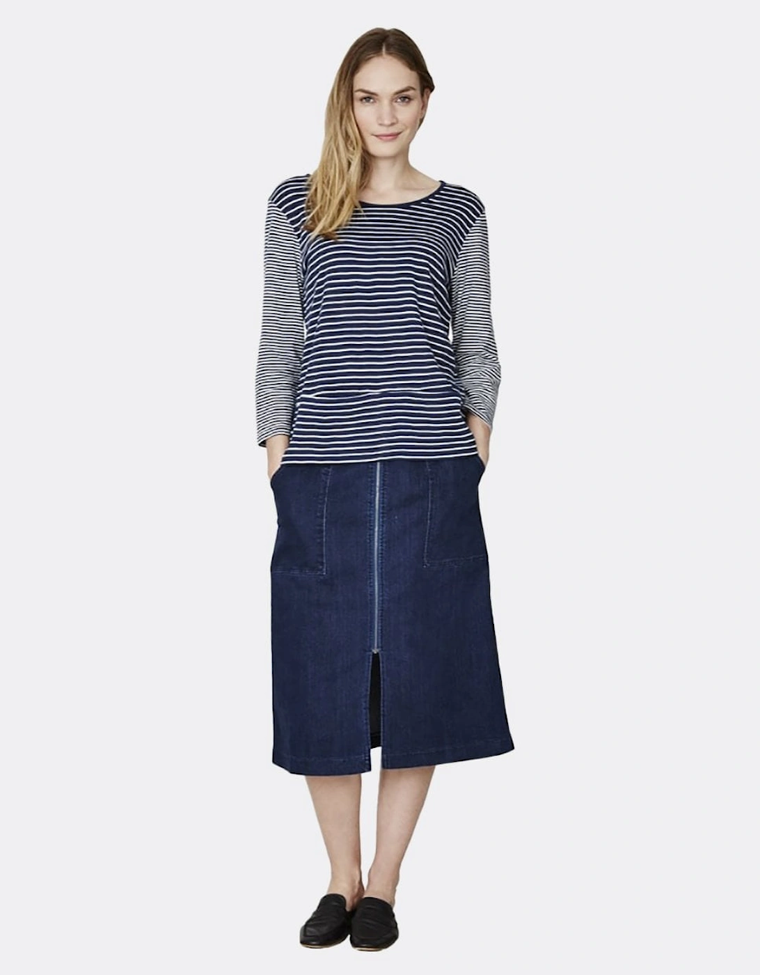 Thought Women's Thought Edith Womens Top - Indigo - Navy