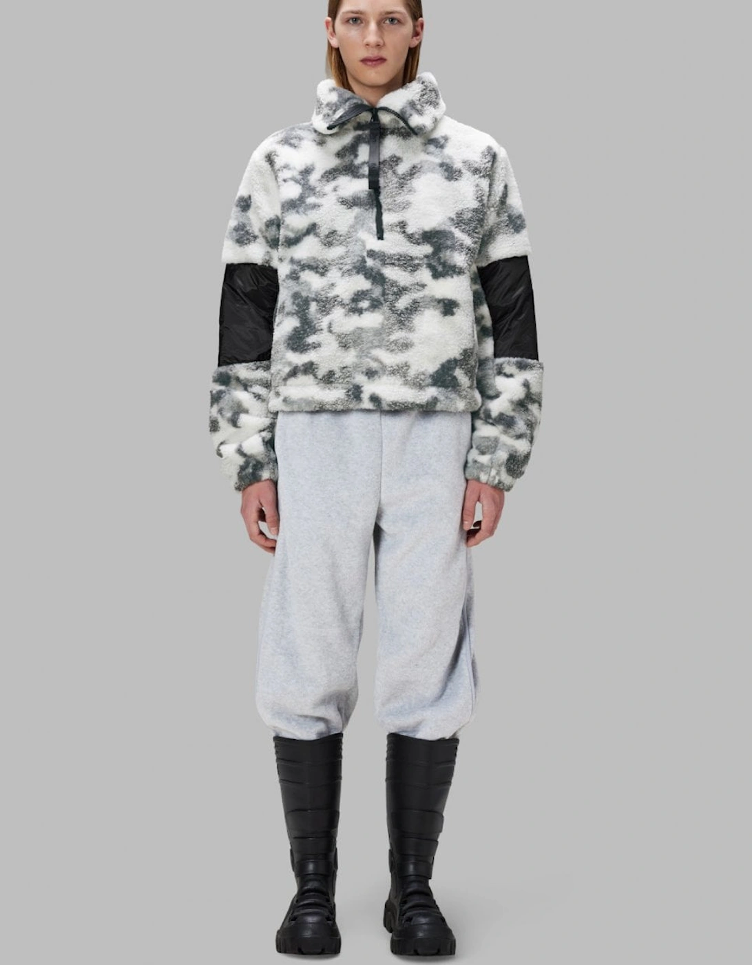 W Kofu Unisex Fleece Pullover - 62 Camo, 7 of 6