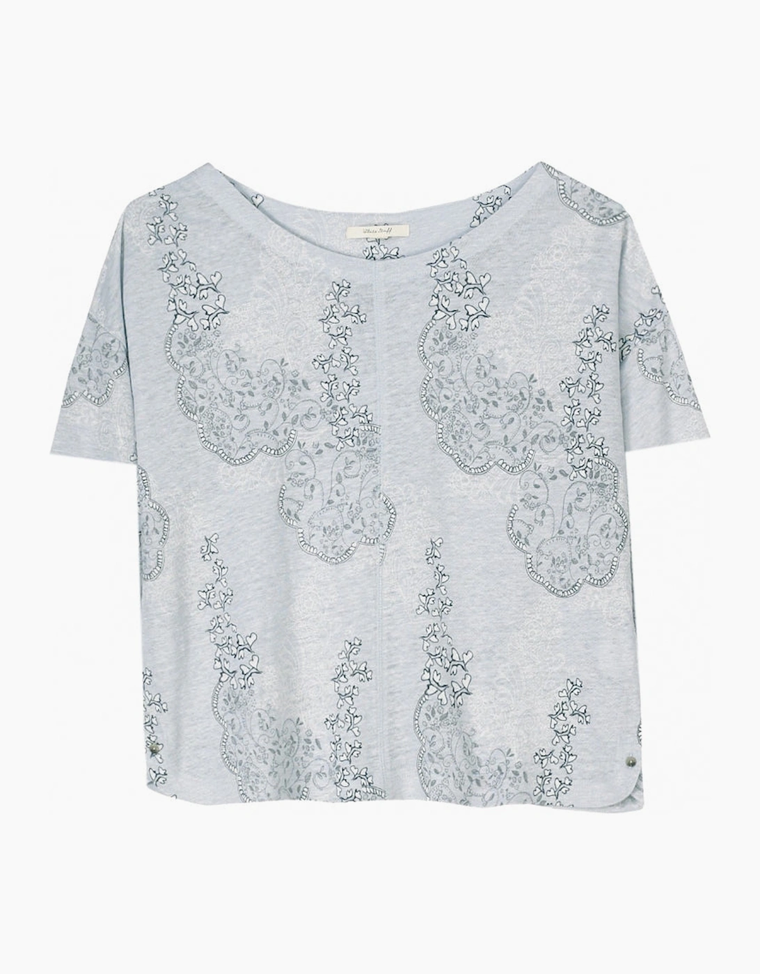White Stuff Women's White Stuff Tumble Floral Womens Jersey Tee AW17 - Blue