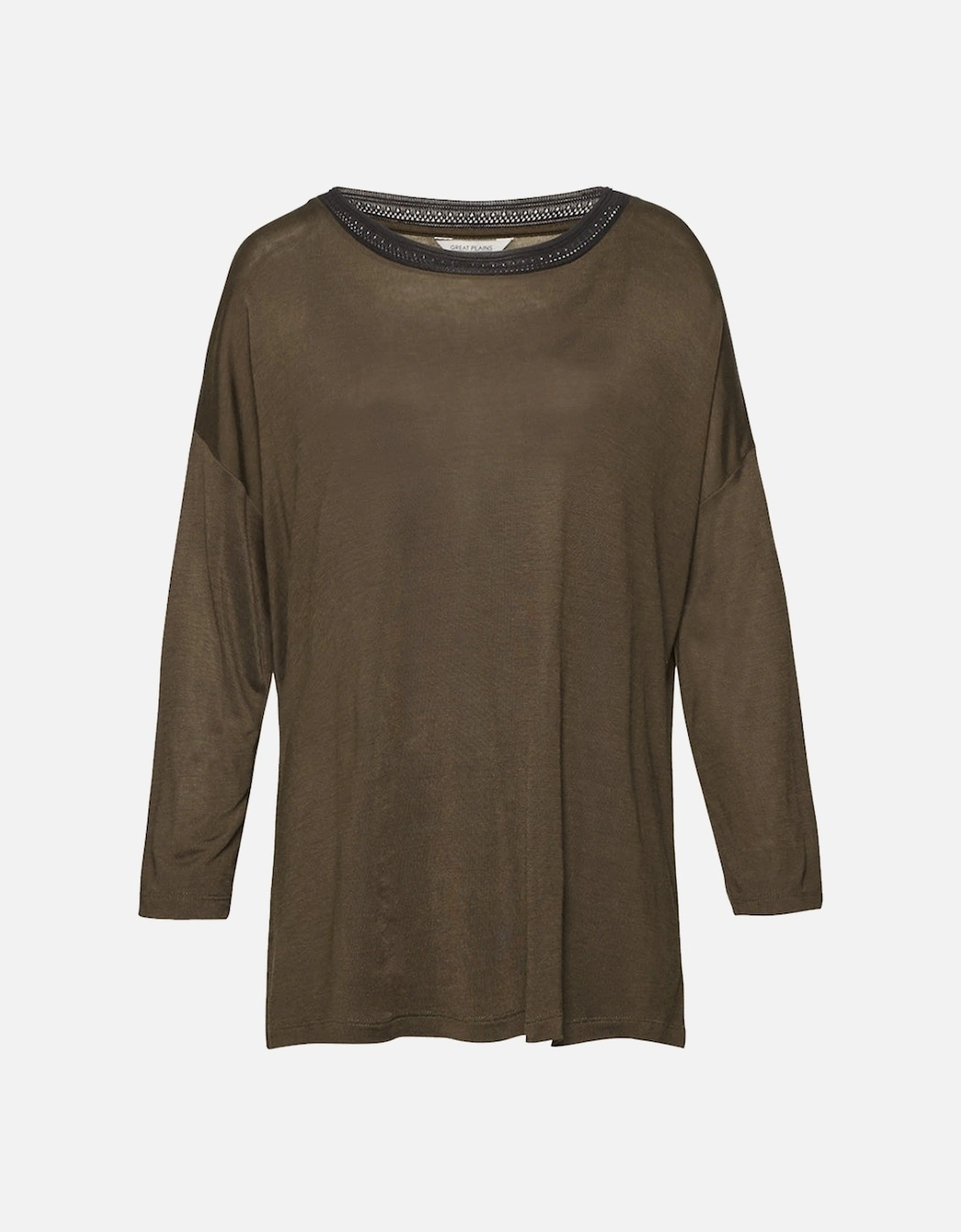 Great Plains Maria Jersey Long Sleeve Womens Top, 2 of 1