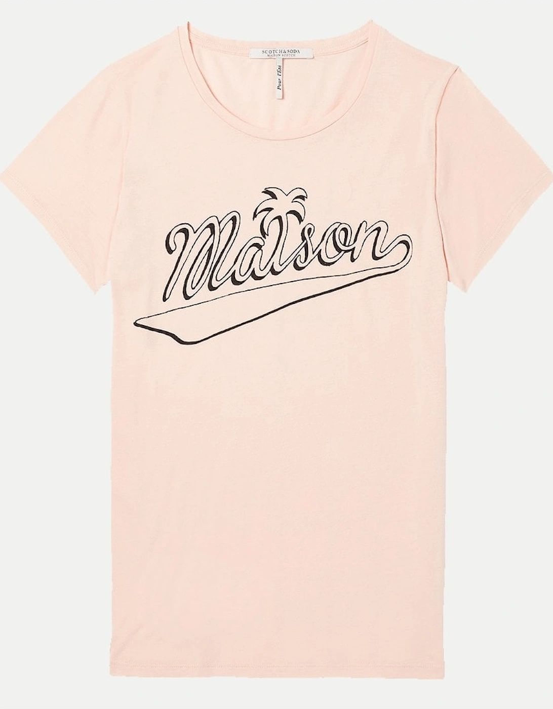 Open Crew Neck Graphic Womens Tee, 2 of 1