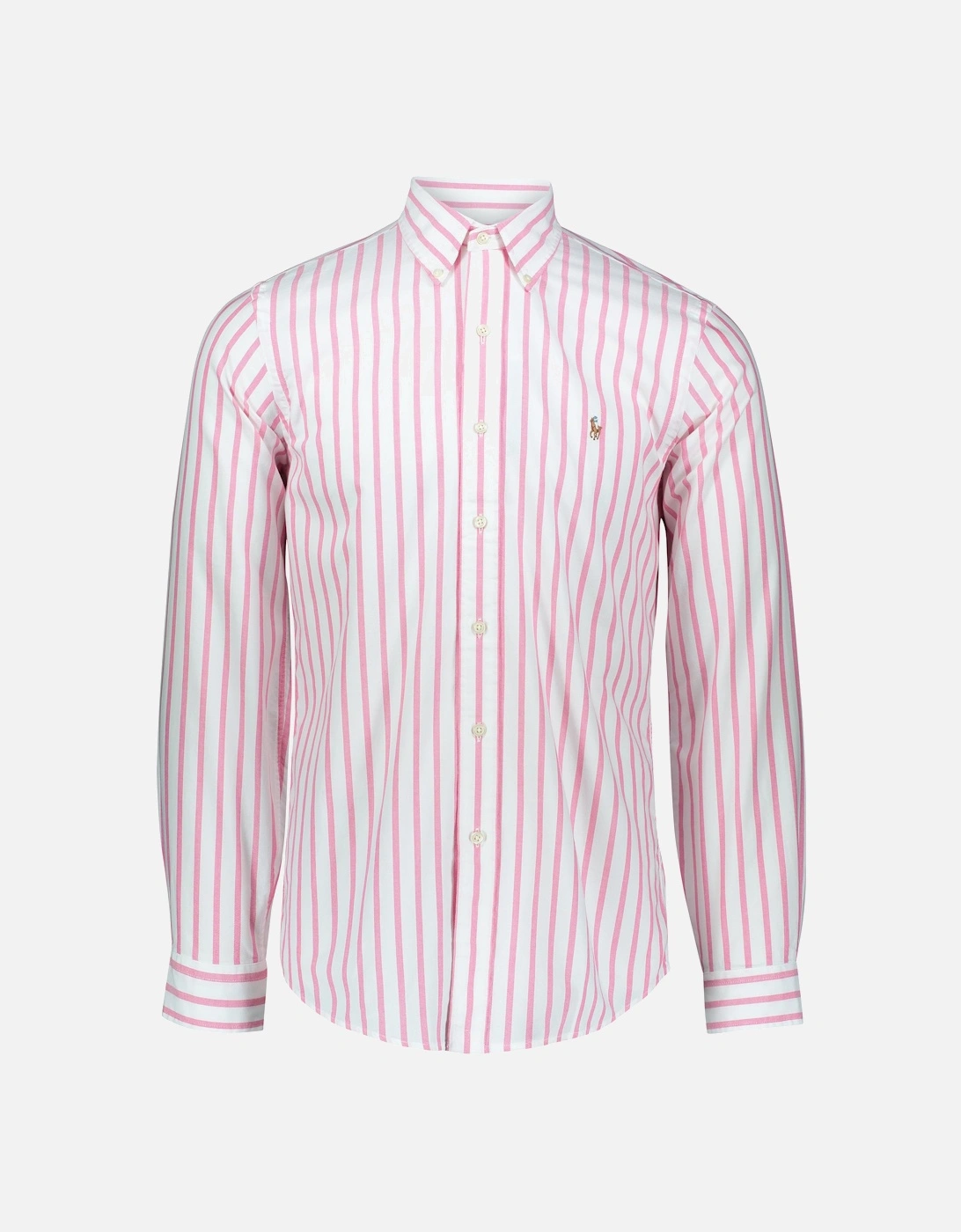 Ralph Lauren Custom Fit Striped Oxford Shirt – Pink/White, 3 of 2