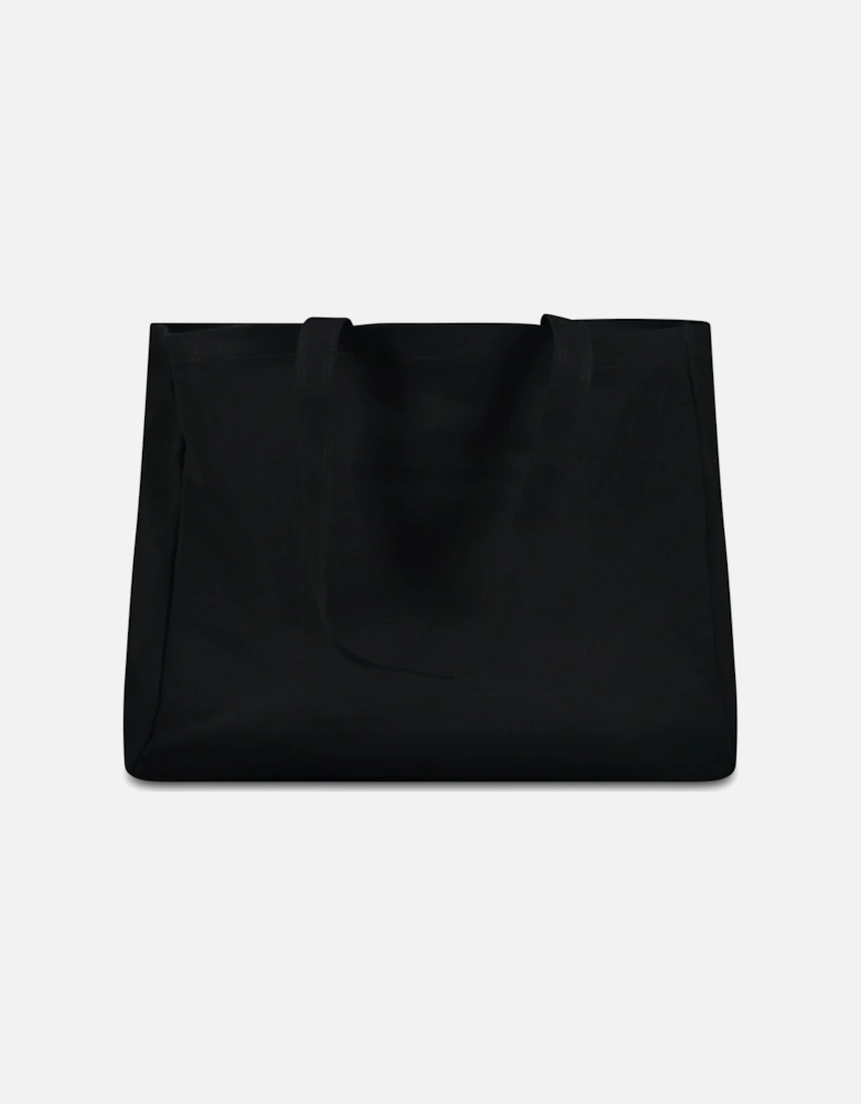 Ralph Lauren Embroidered Canvas Tote Bag – Black