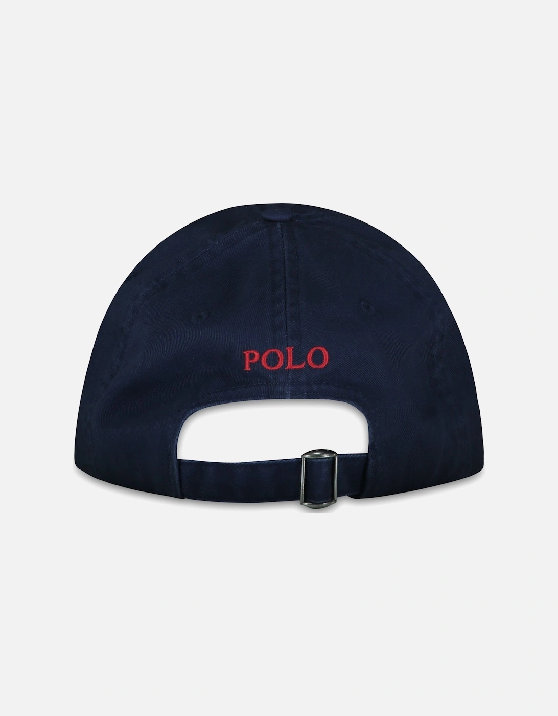 Ralph Lauren Iconic Cotton Chino Ball Cap – Newport Navy/Red