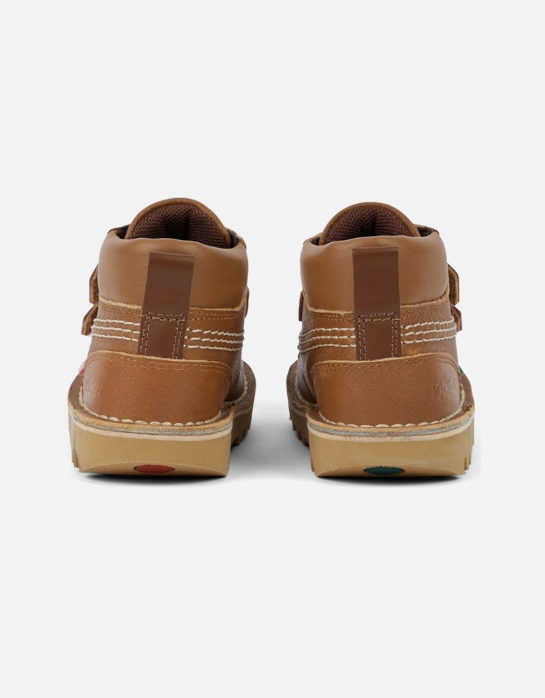 Kick Hi Roll Leather - Brown