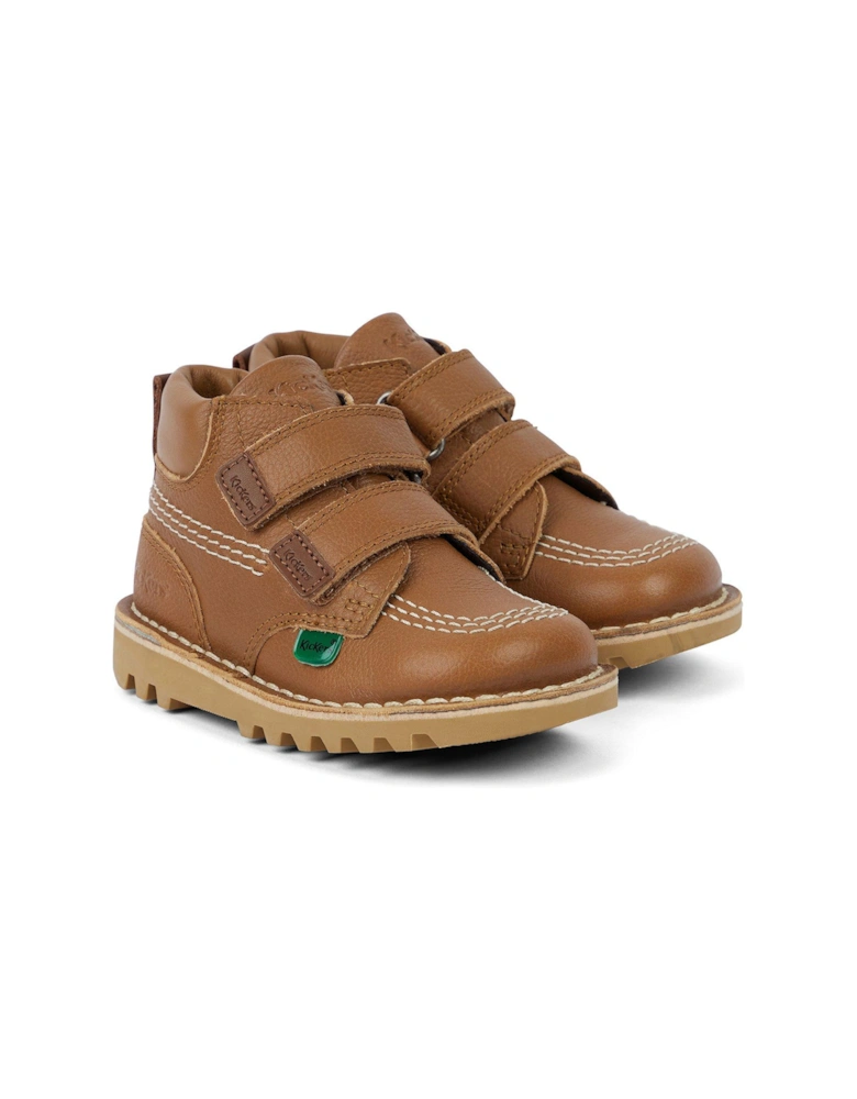 Kick Hi Roll Leather - Brown