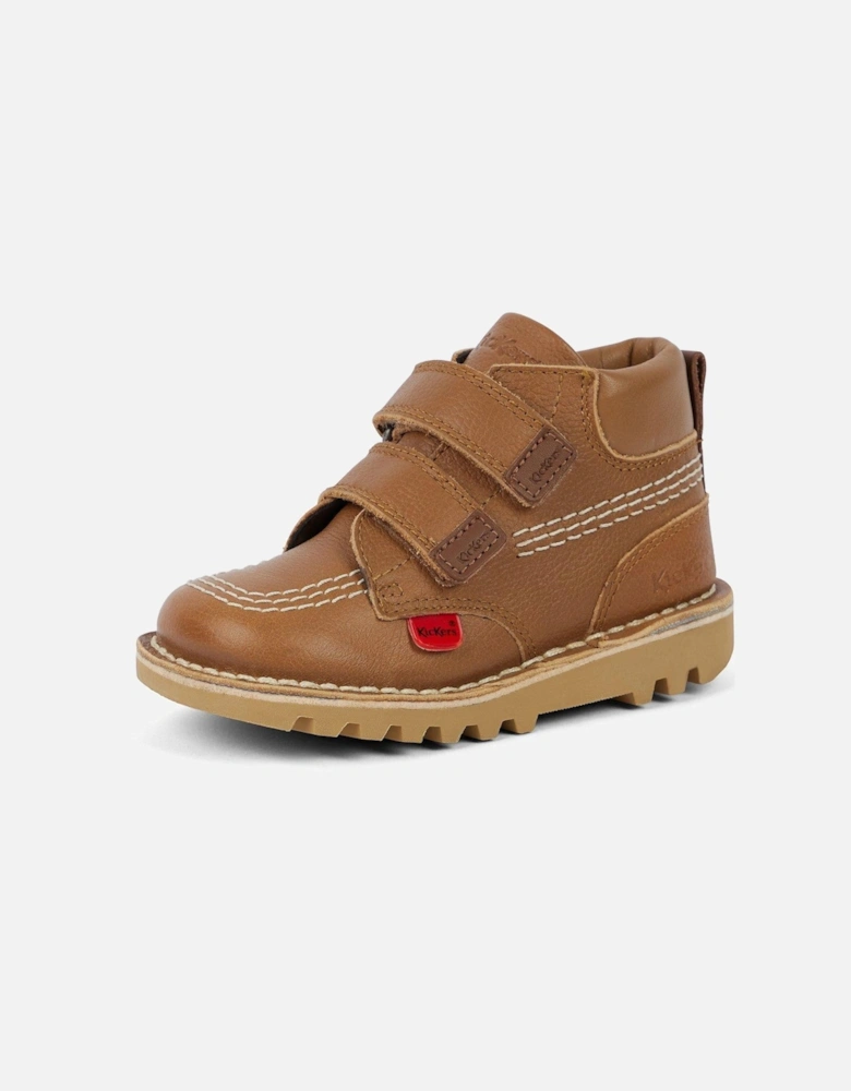 Kick Hi Roll Leather - Brown