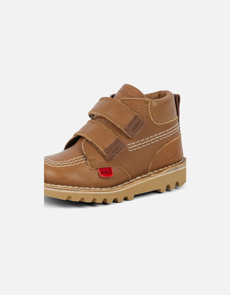 Kick Hi Roll Leather - Brown