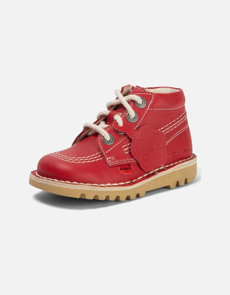 Kick Hi Zip Shoes - Red