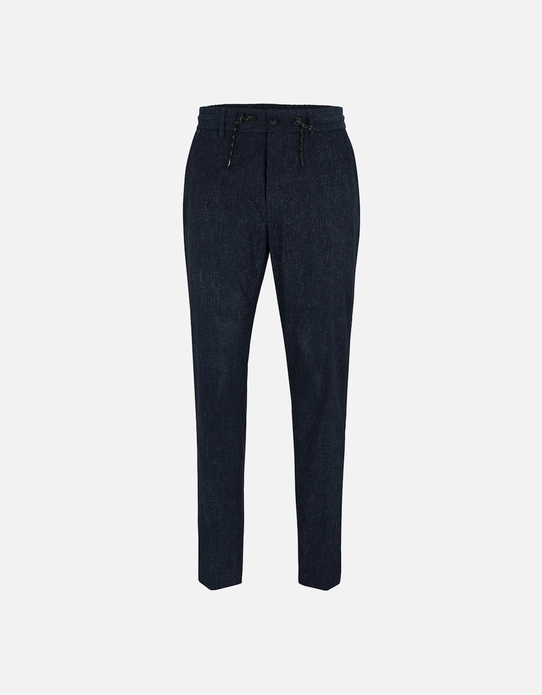 Hugo Boss Men's Slim-Fit Trousers in a Water-Repellent Fabric - Blue - Size: 34