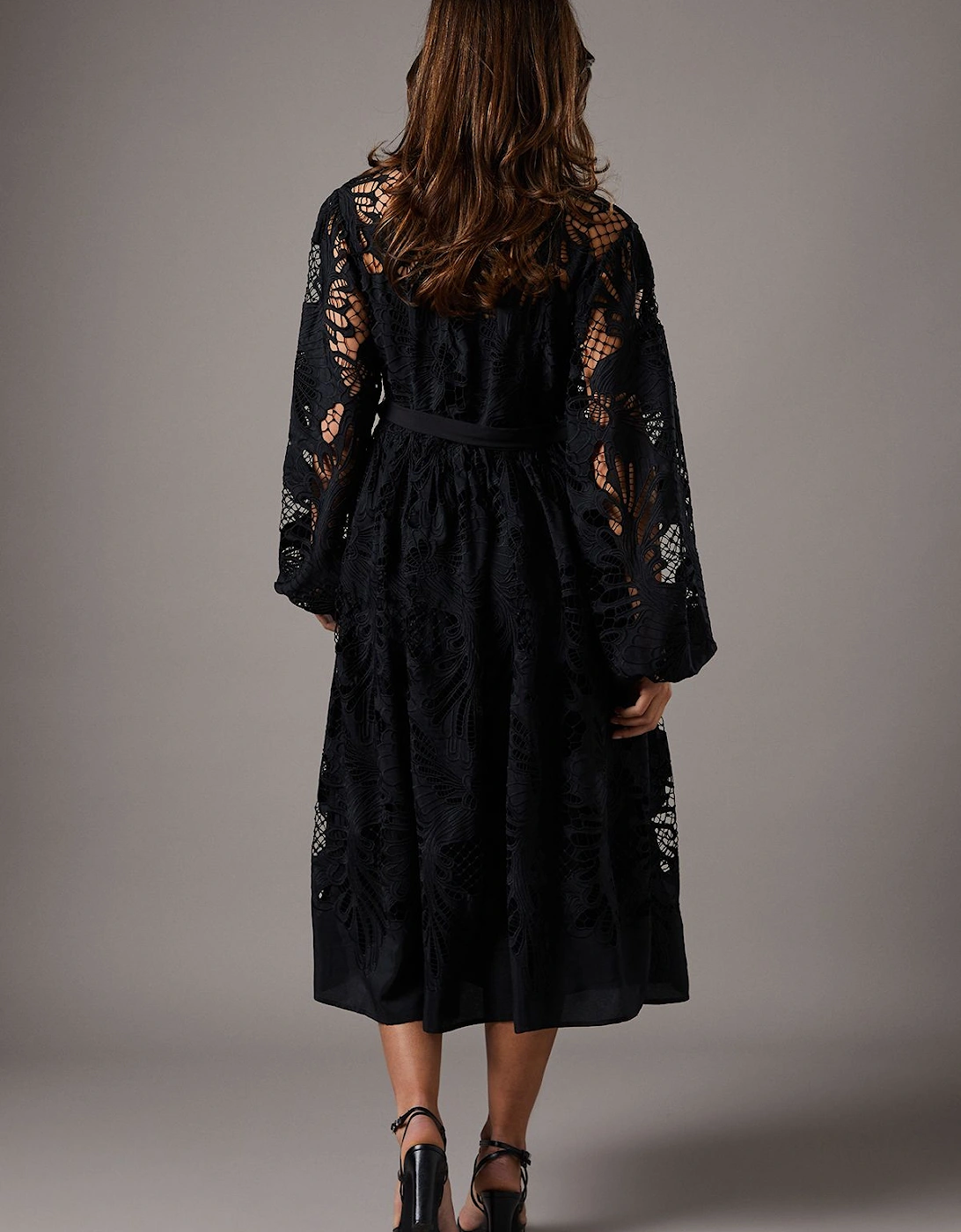 Cutwork Shirt Dress