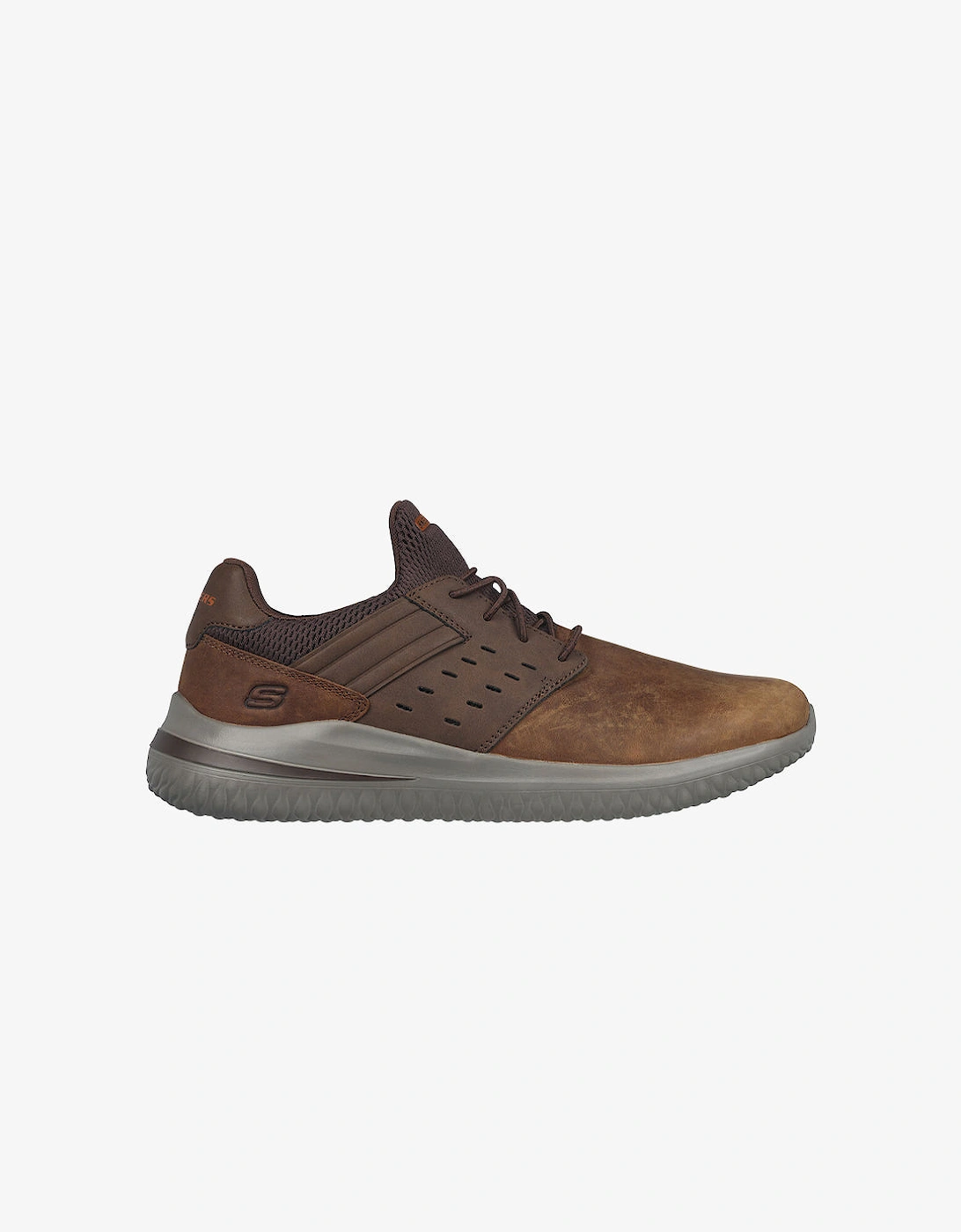 Skechers Men's Skechers 210308/CDB DELSON Mens Trainers Dark Brown