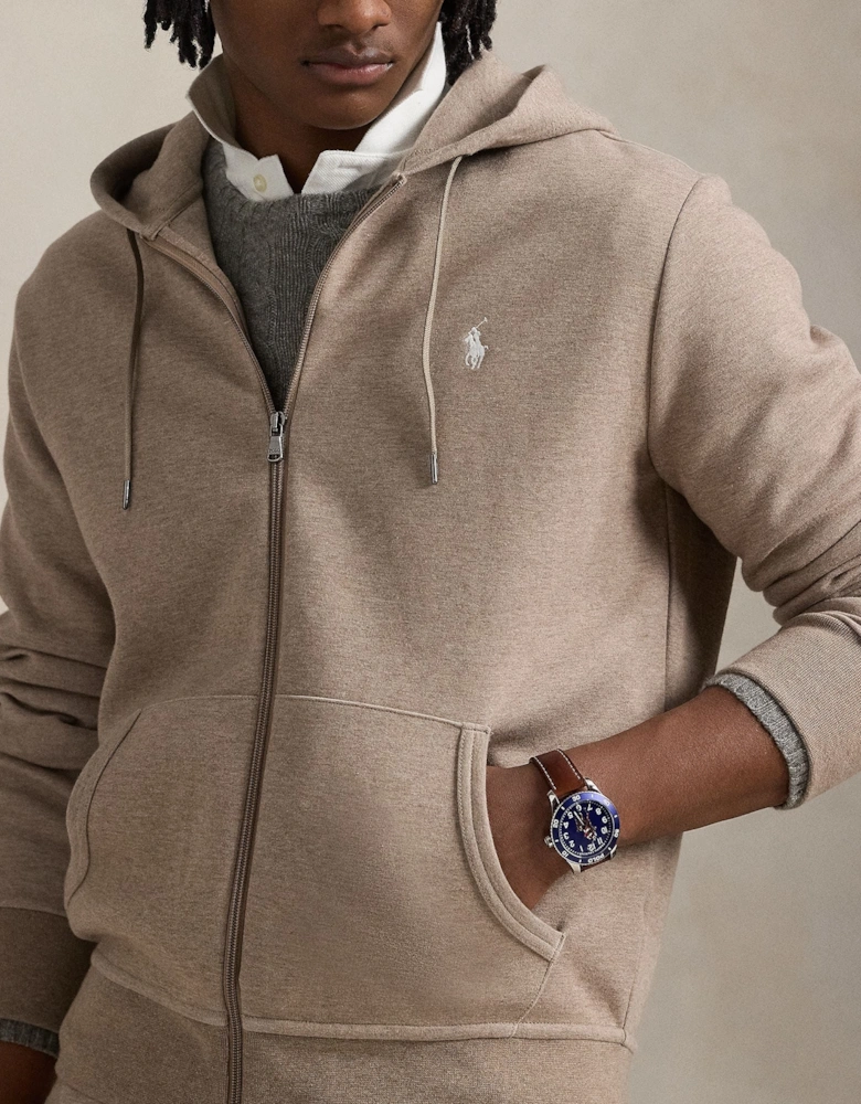 Ralph Lauren Zip-up Sweatshirt - Beige