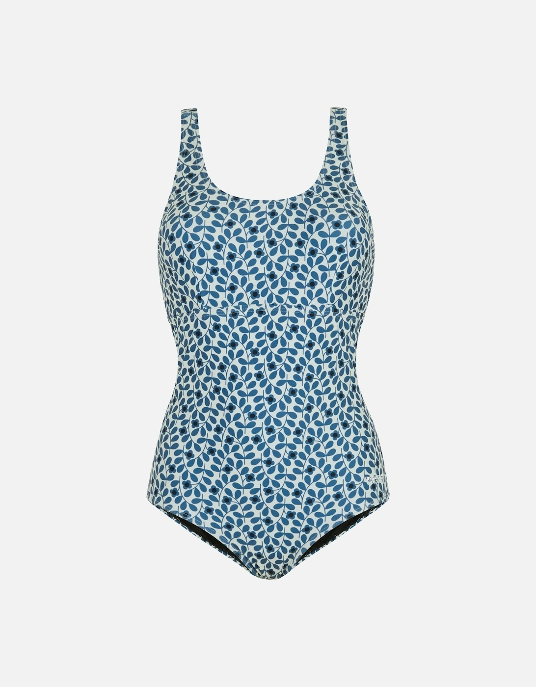 Regatta Women's Blue / Orla Kiely Jasmine Flower One Piece Swimsuit - Size 12 UK