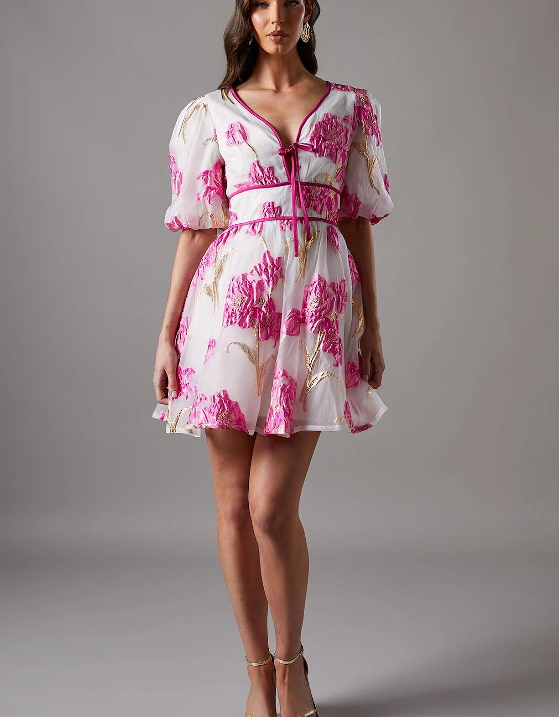 Jacquard Mini Dress